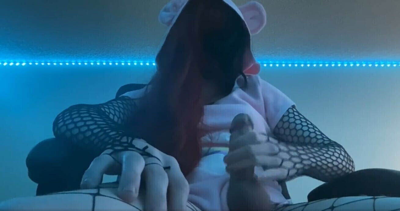 Cute Goth Femboy Helps