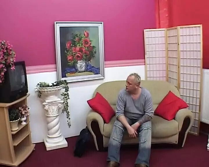 German nurse fishnet rides dick like