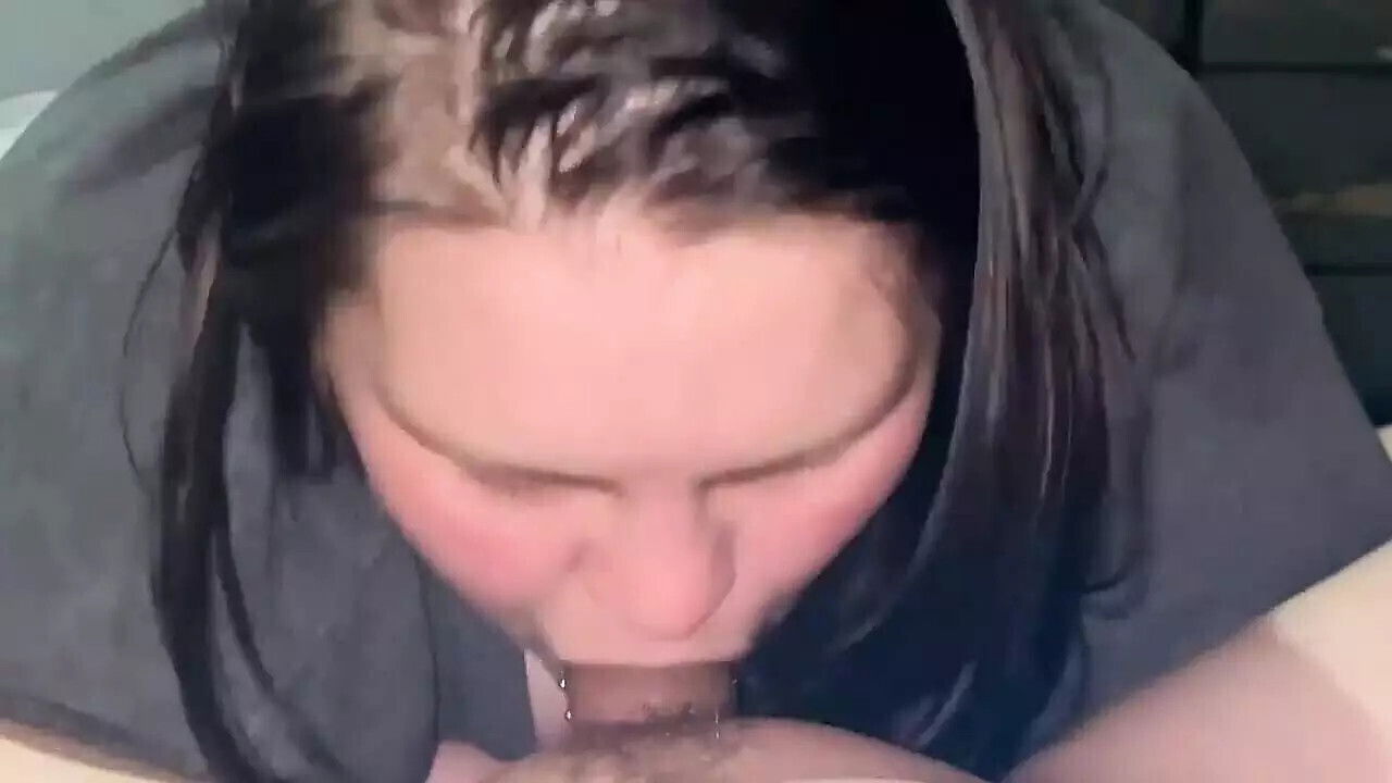 Wife Sucking Dick Deep Throat Swallowing