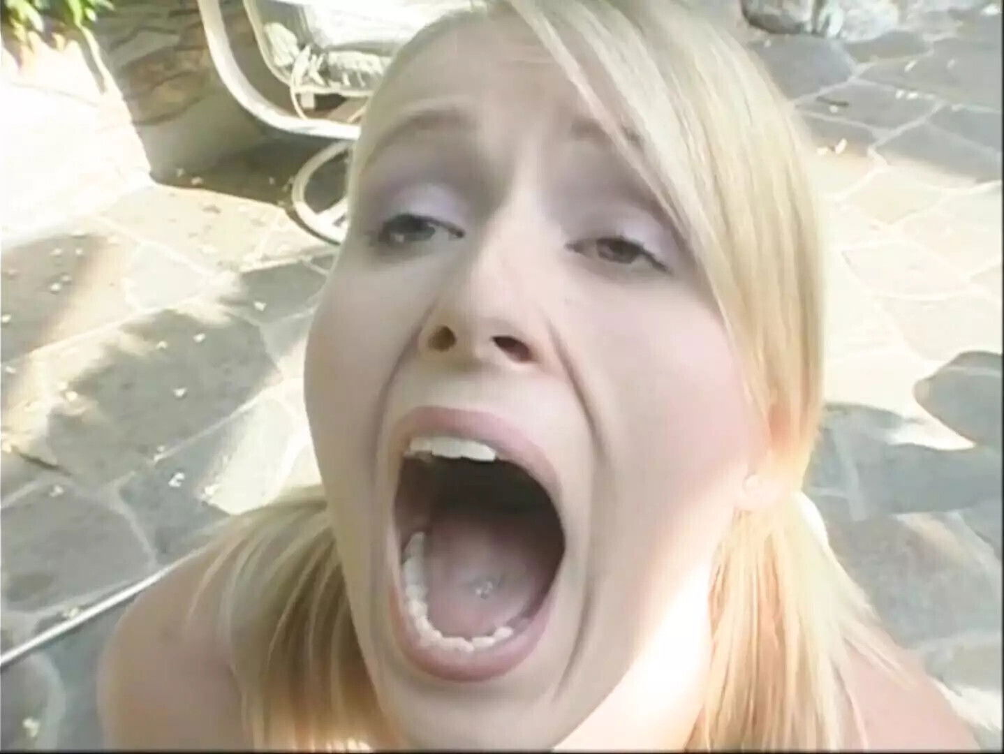 Vintage Porn with Beautiful Young Blonde Girl Fucked Cumshot Mouth Monster Black