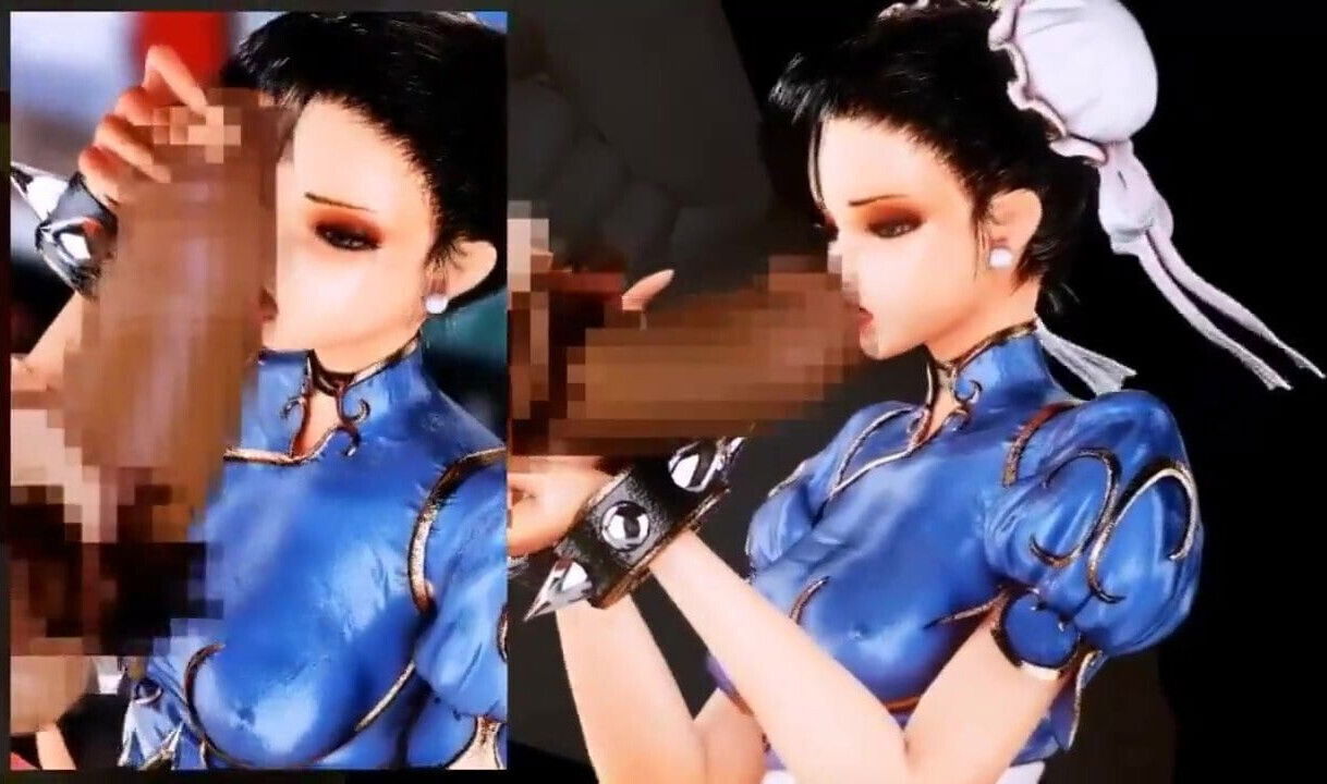 Chun Li is a slut for big cock!