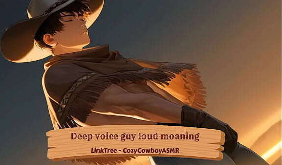 Deep voice loud moaning