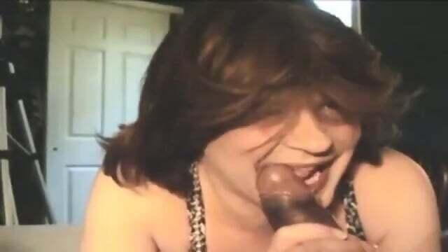 Crossdresser Takes Bareback Twice Size