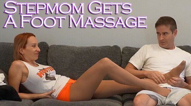 Hooters Stepmom Pantyhose Demands Foot Massage MILF STELLA FREEBIE