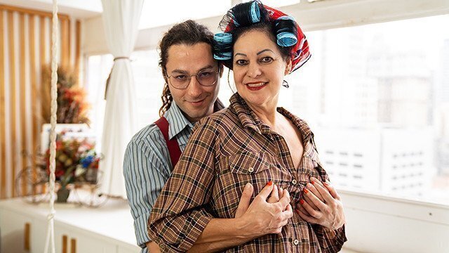 very first with mature stepmom