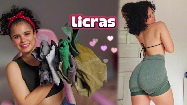 VLOG- probándome LICRAS! Cual gustó más?🍑🔥 BRUNETTE/LATINA/big