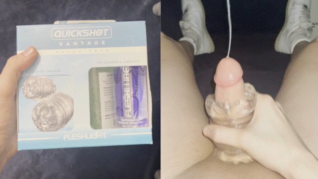 Fleshlight™ Quickshot Vantage Cumshot Unboxing