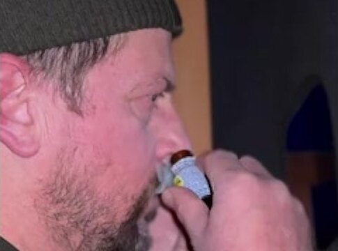 watching walk while tasting