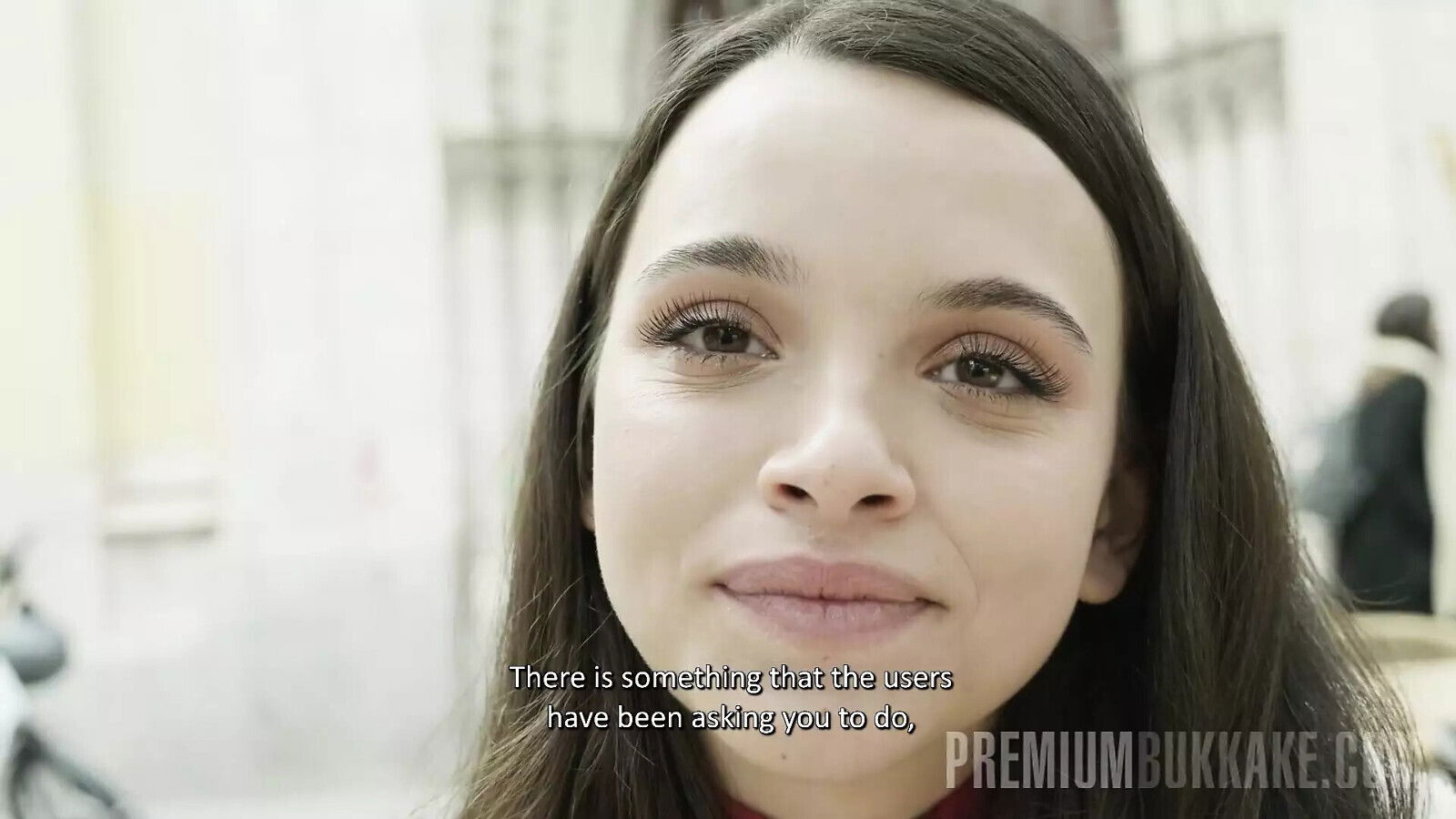 PremiumBukkake Ohana Petite swallows huge loads Christmas bukkake, drinks gets facialized afterwards