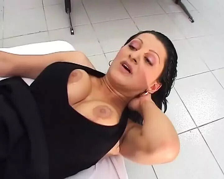 Stunning German bitch fucked dildos dick