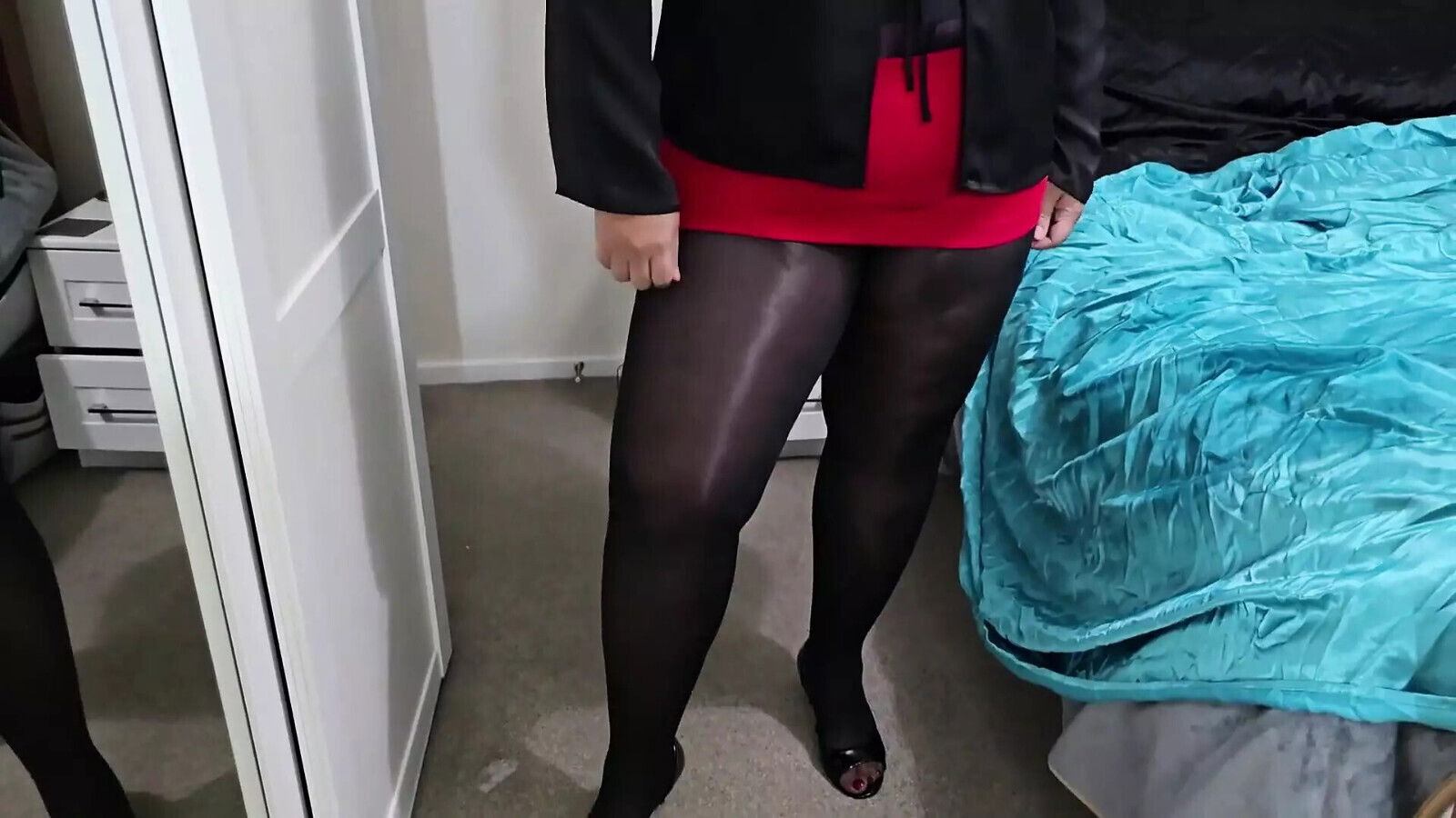 Dressing Date Satin Mini Skirt