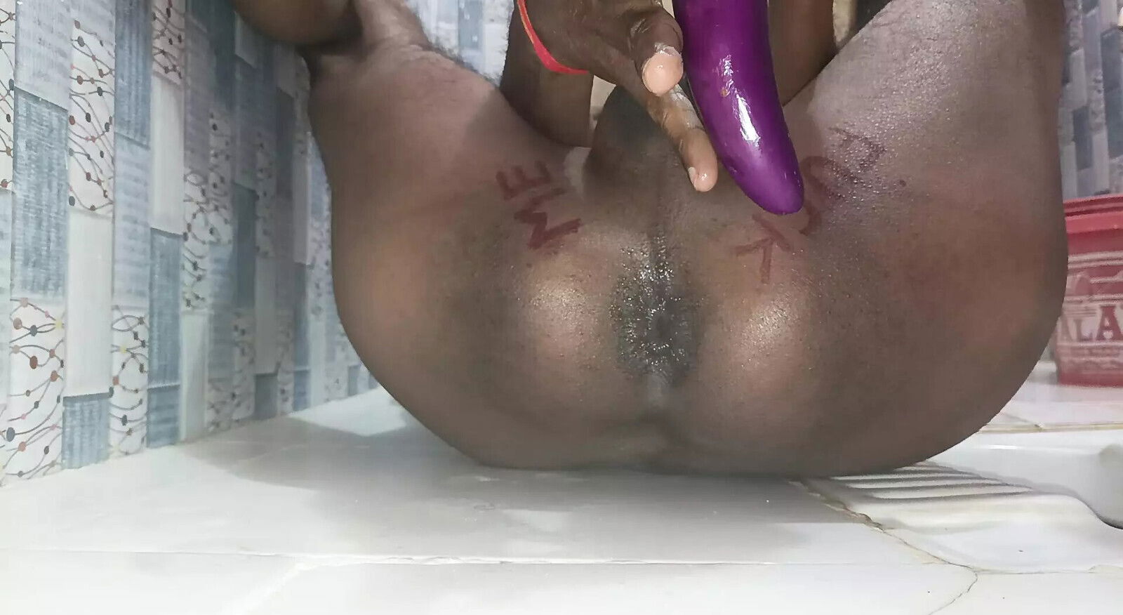 Stepsister's Eggplant Fuck