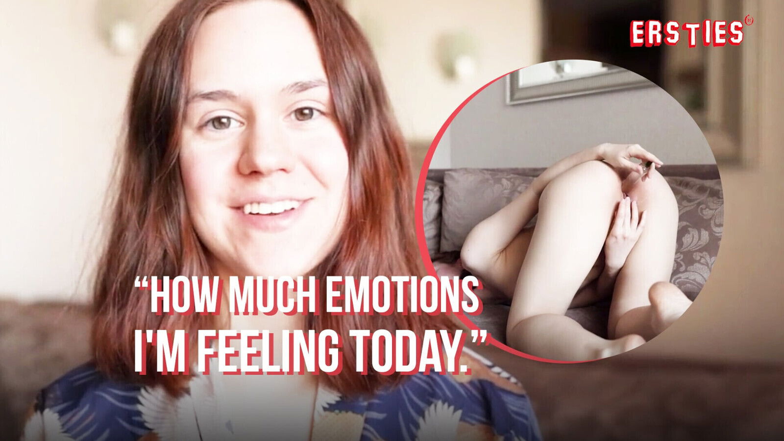 Ersties Cute Pleasures Pussy With Glass