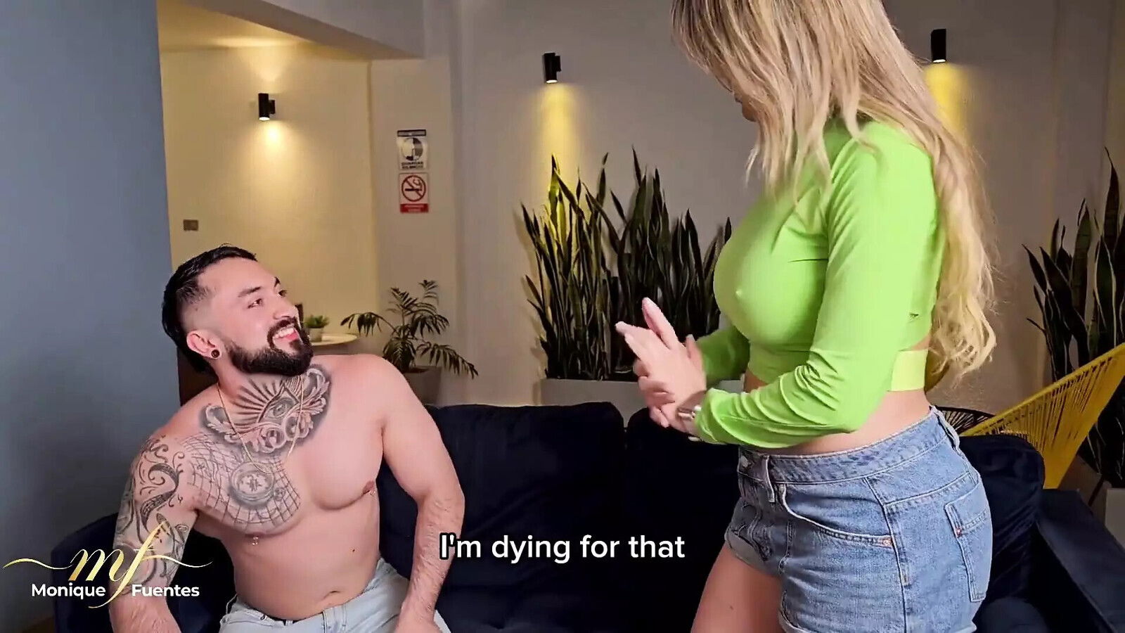 Cuckold Husband Leaves Neighbor MILF's Mouth Full Semen Monique Fuentes Julian