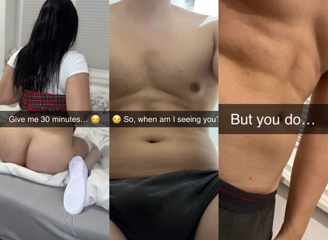 Snapchat story about mature wife cheats husband with someone new.