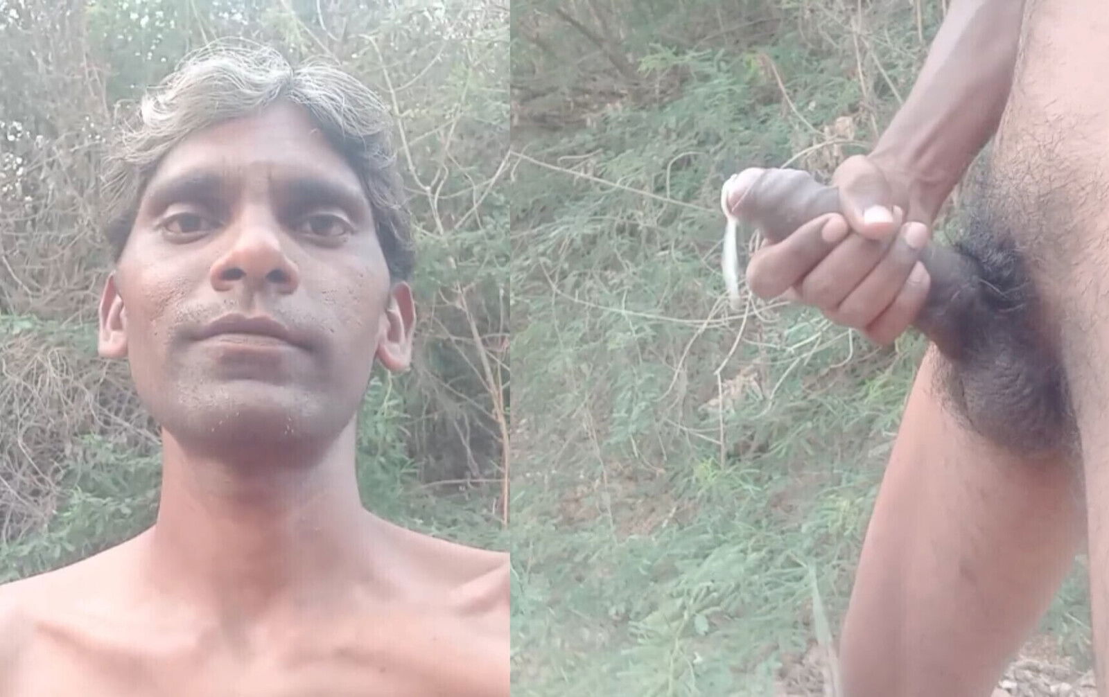 Rajesh Playboy Outdoor Masturbating Outside Cumming Jungle