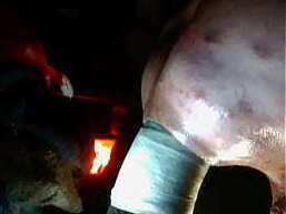 REALLY BIG DILDO STRETCHING