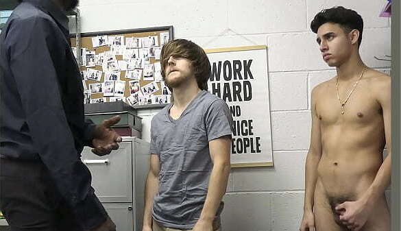 Officer Takes Shoplifting Matter Into Hands Barebacks Twink Perps4k