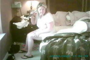 MoonshineBBW caught with back massager again