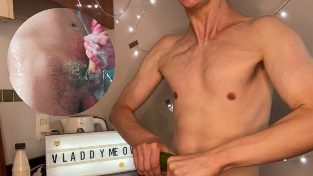 Crashed Cucumber, Messed with slime Fucked with dildo