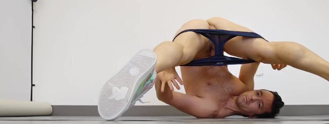 X-Rated Floor Dance Strip Tease From Male Pole Dancer