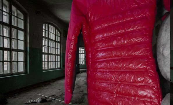 Cuming soft shiny pink Titanium Girlfriend's Jacket