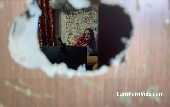 Husband catches young wife working doing show