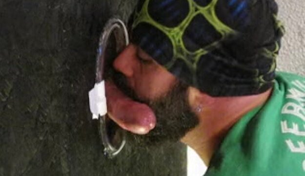 Gloryhole Worshipping, Edging Milking Some Dick