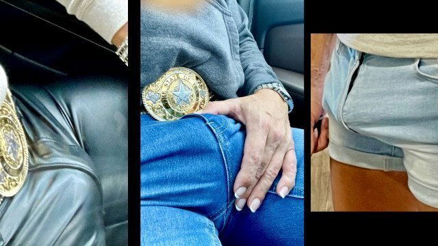 bulging tight jeans shorts SOUND