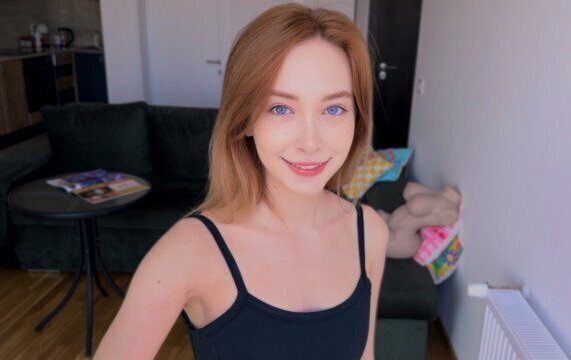 Cute sales assistant girl allowed Tantaly doll