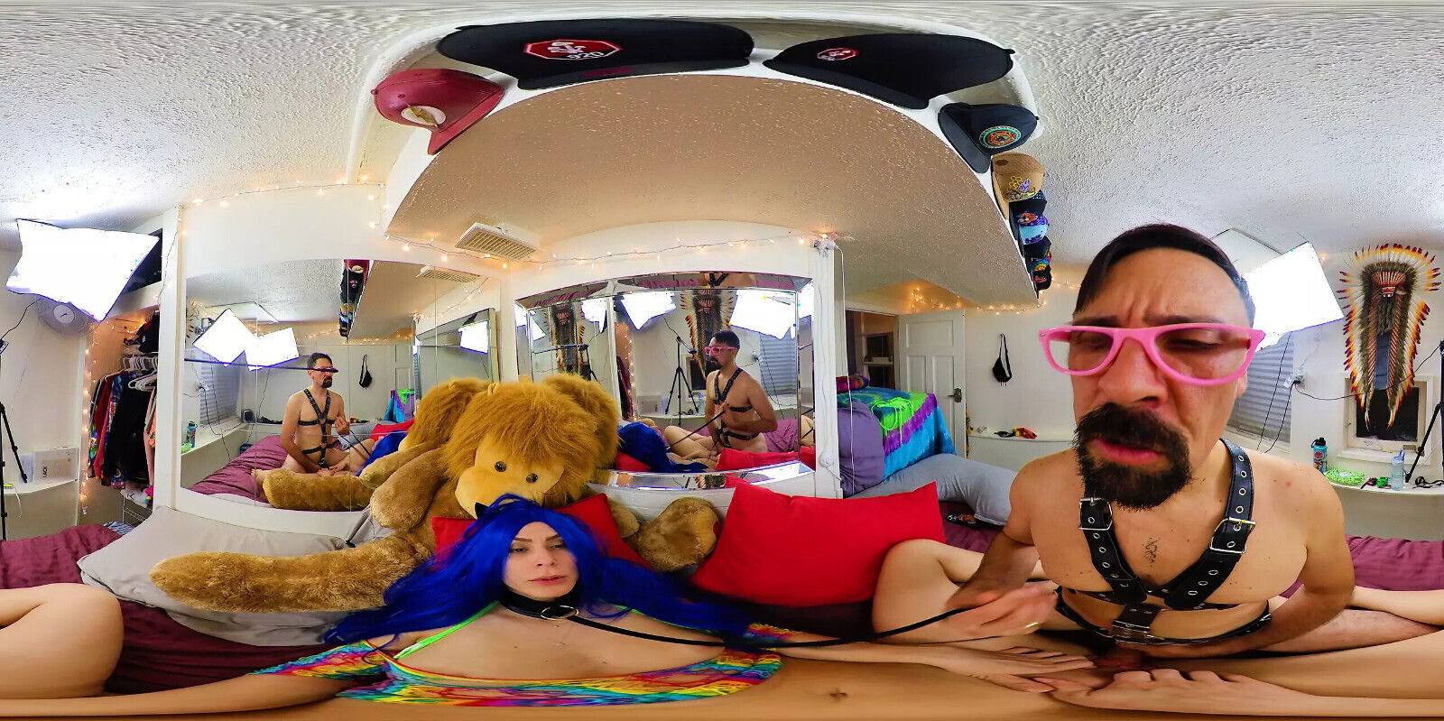 THIS AMAZING WILD BLUE HAIR GIRL NIGHT BEST EXPERIENCE