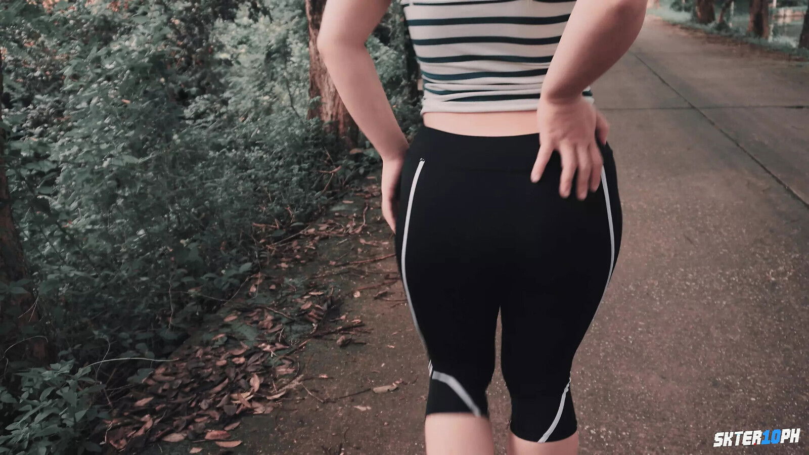 (Public) Beautiful friend's roomate public