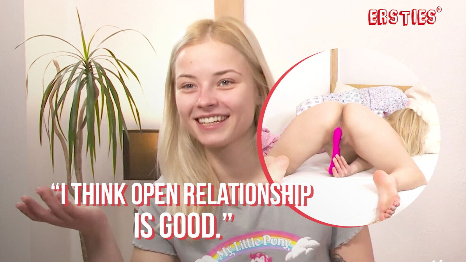 Ersties Cute Blonde From Ukraine Uses Vibrator Satisfy Desires