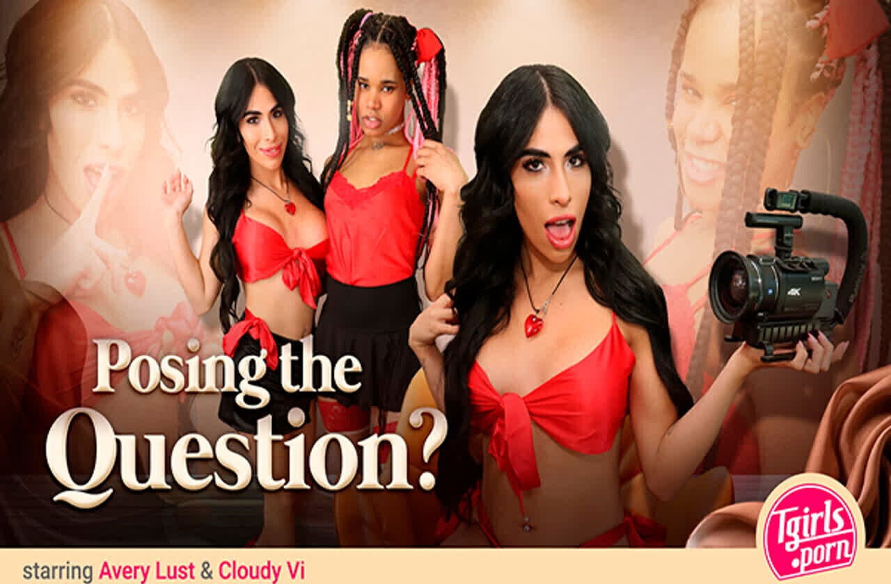 TGIRLS PORN Avery Lust Cloudy sucking fucking hard