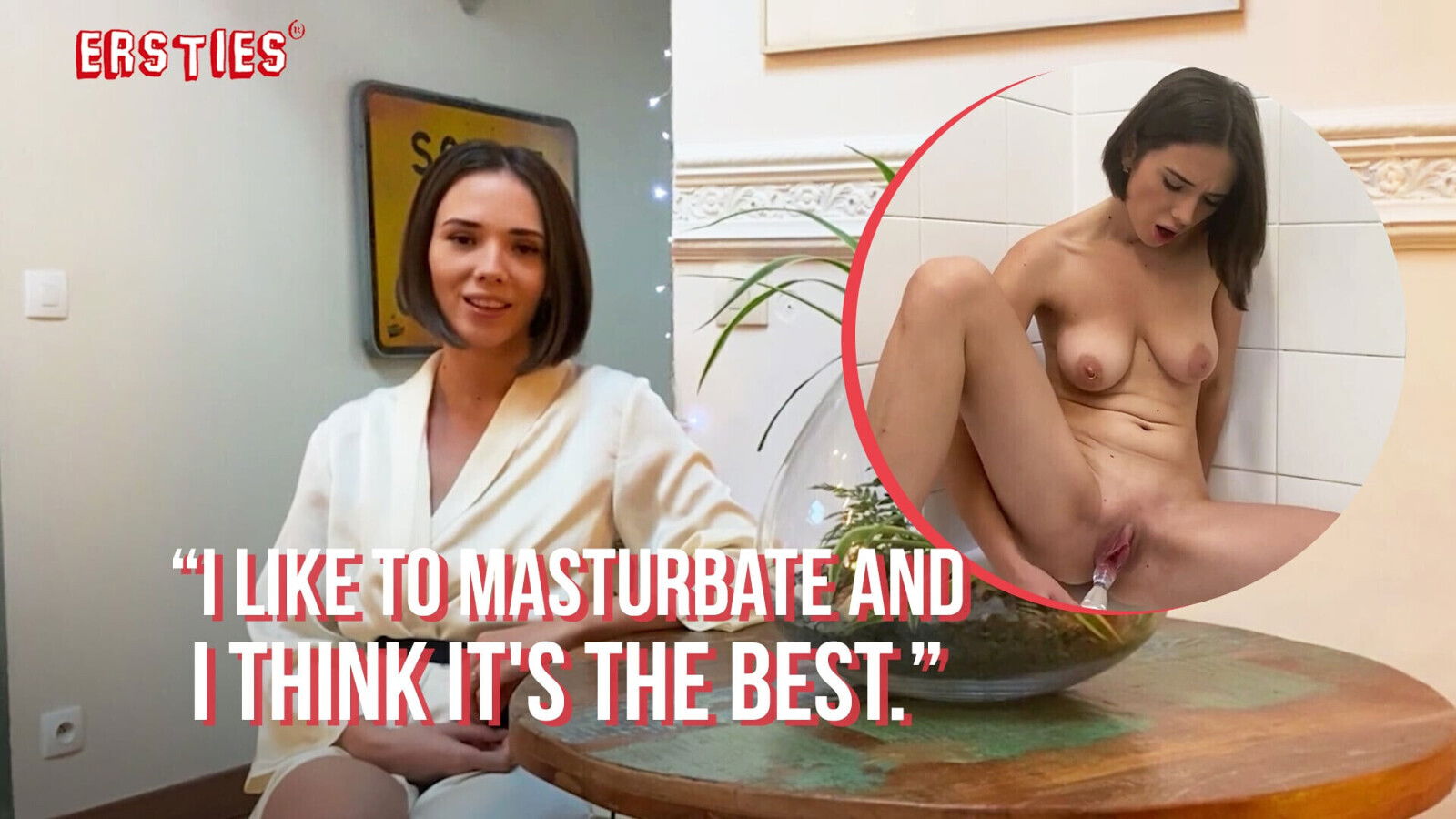 Ersties Soapy, Grabs Dildo Bring Herself Pleasure