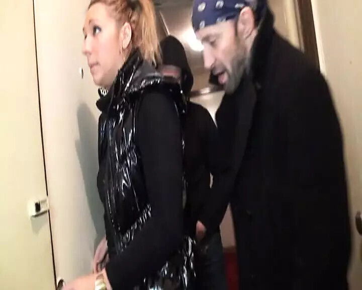 Superb French slut assfucked dudes building