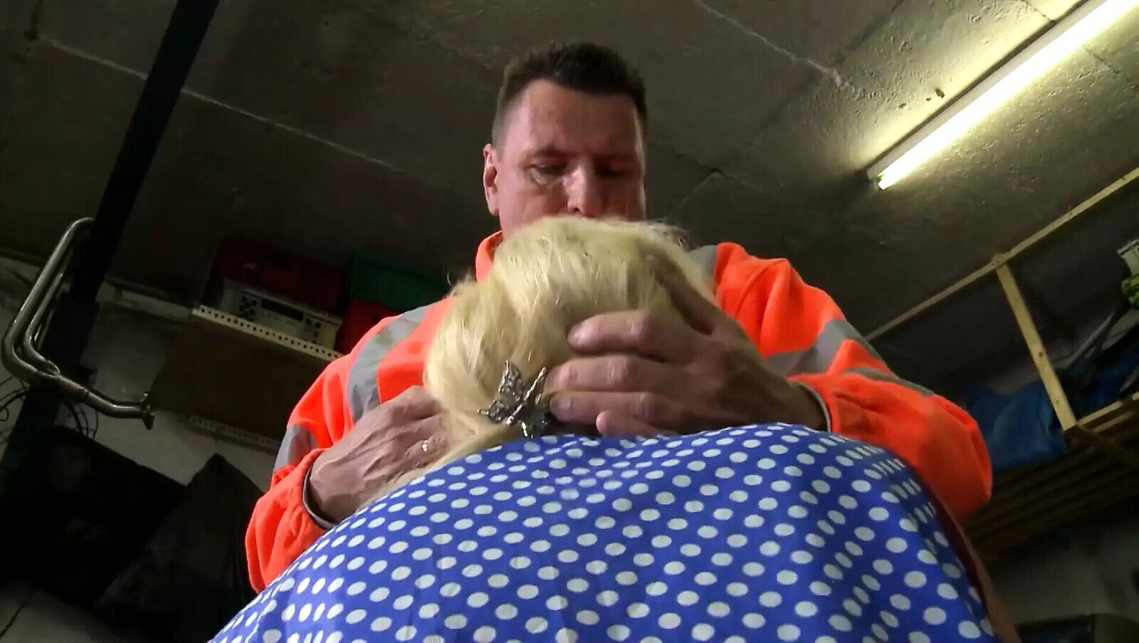 Sexy Milf with huge gets fucked hard garage with