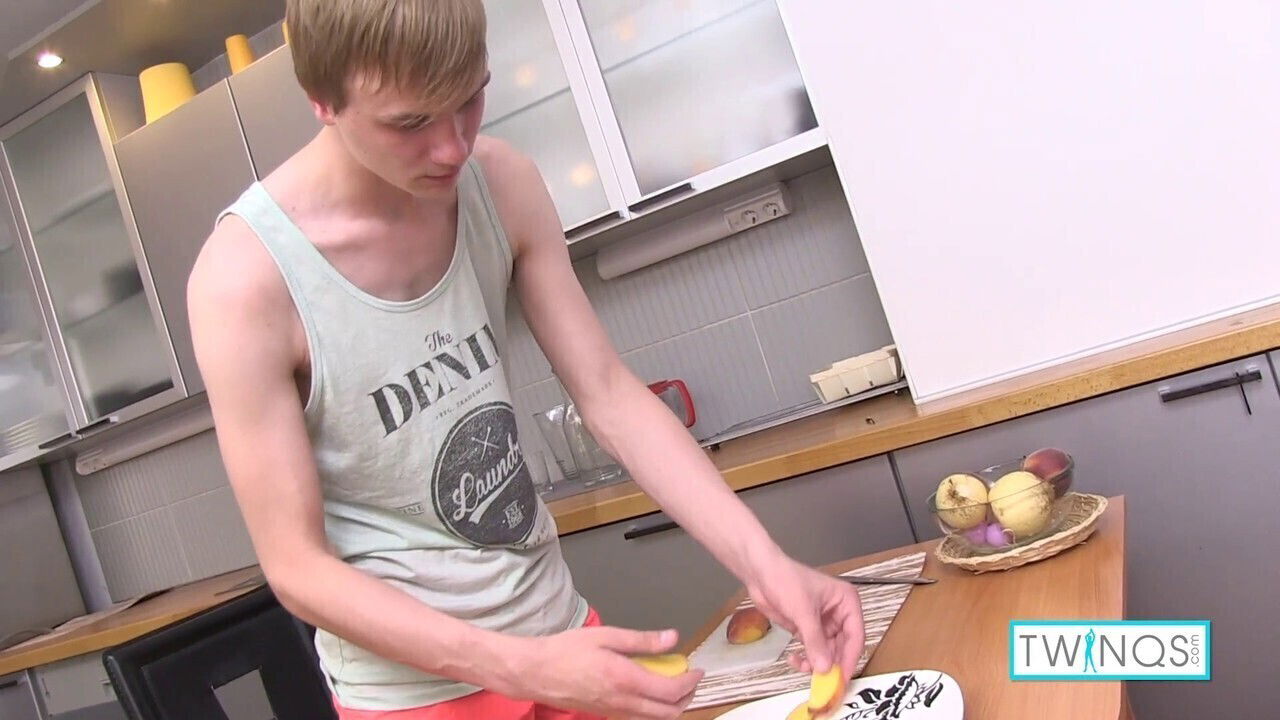 College twink Caleb Anthony pleasures tight backdoor jerks