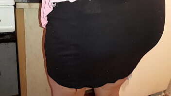 secretly riskily masturbate next stepmom kitchen