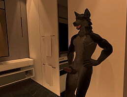 Helping beautiful wolf cum, dick, game