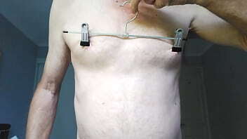 Playing with my little nipples