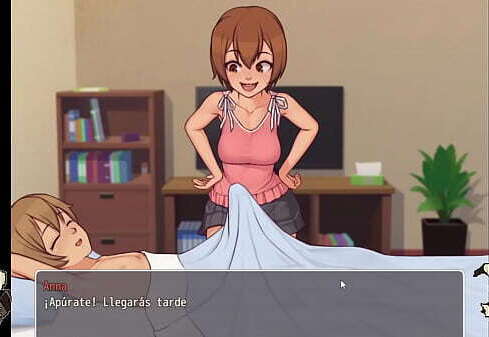 [Hentai Game] Daily life conuntryside -Espa&ntilde_ol- (parte Masaje directora masturba oficina