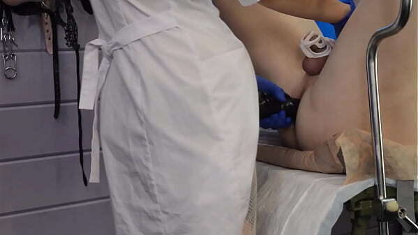 Mistress Priest fuck gynecological chair