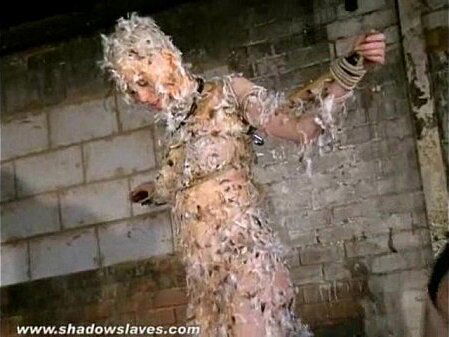 Kumimonsters asian bondage feather humiliation bald japanese bdsm