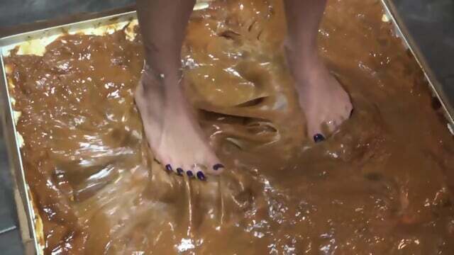 Mandy stuck rubber glue teaser