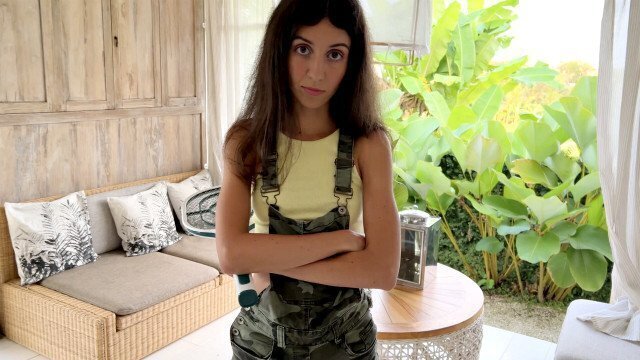 Prank girl from Snake Catching Service Showed snake pants