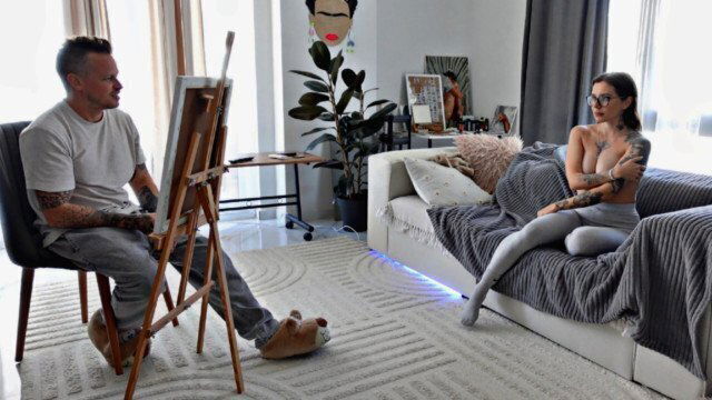 artist stripped modest Model fucked hard!