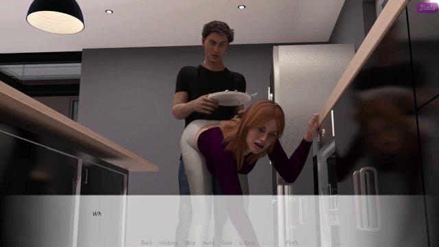 Stepbrother's Wife ended with groin pressed against Jennifer's buttocks