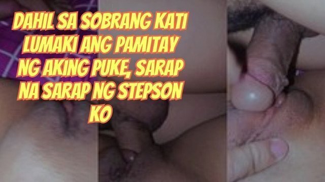 Dahil sobrang kati lumaki pamitay aking puke, sarap sarap stepson