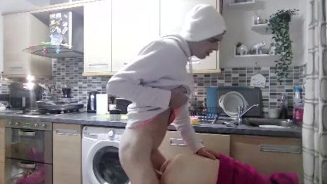 Fucking mum's kitchen